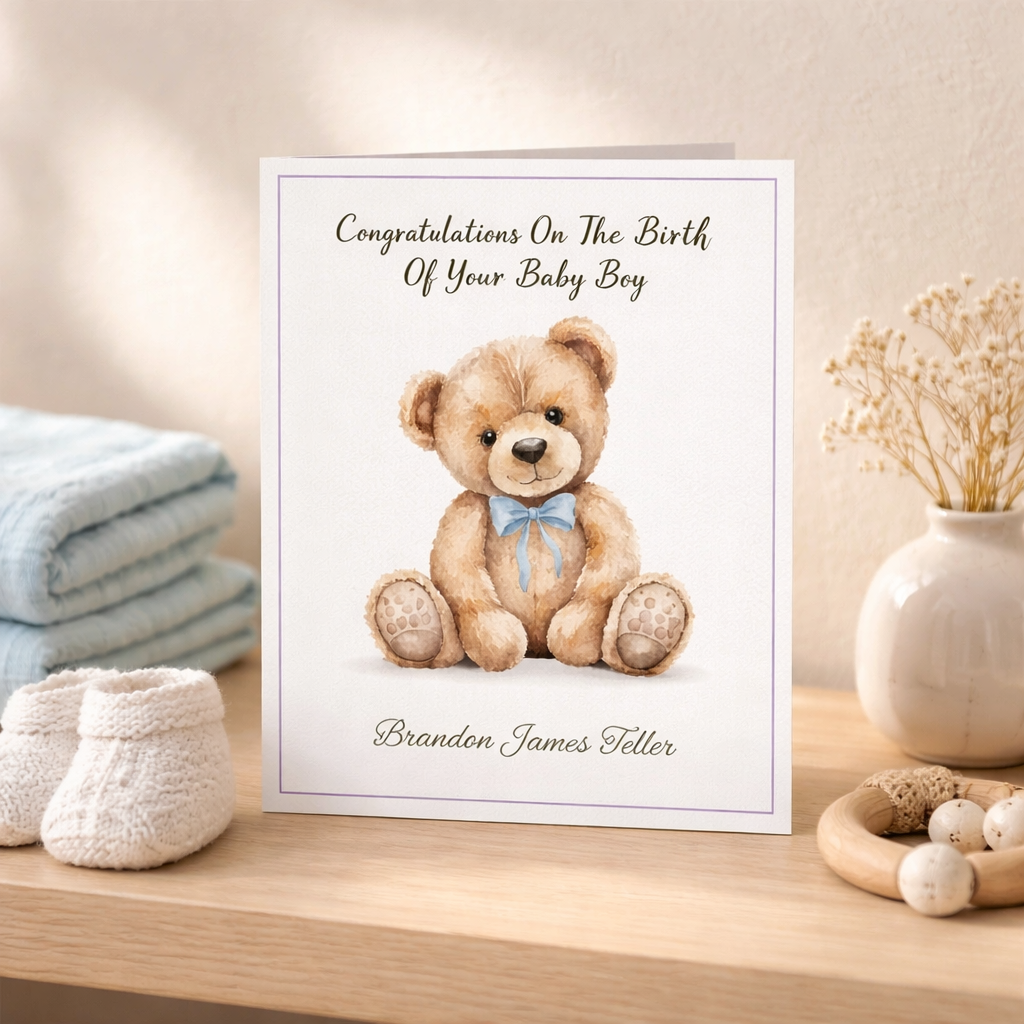 Congratulations on your Baby Boy