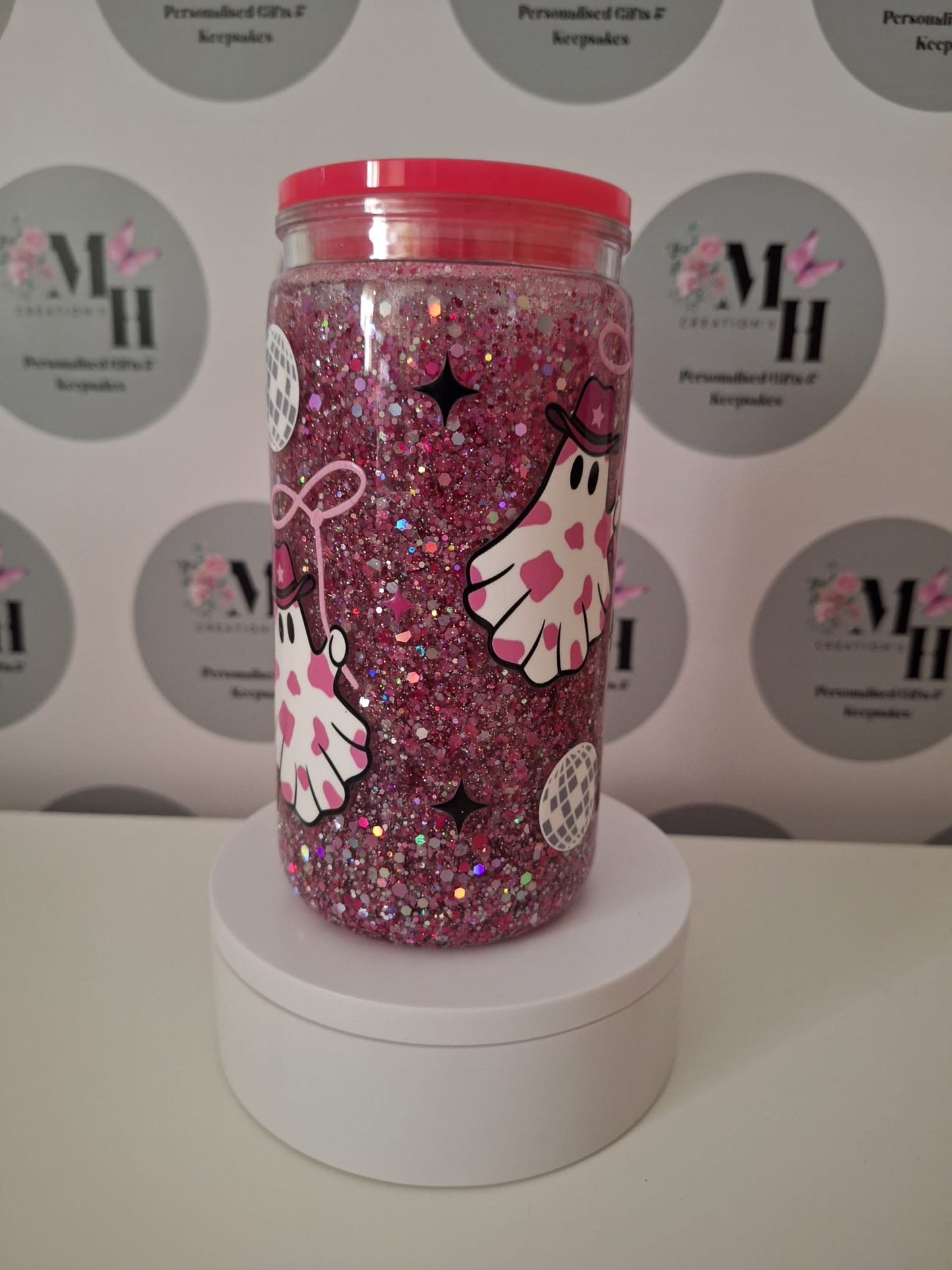 16oz Snow globe tumblers