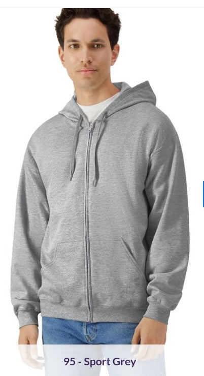 adult zipped hoodies