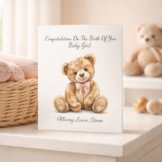 Congratulations of your New Baby Girl