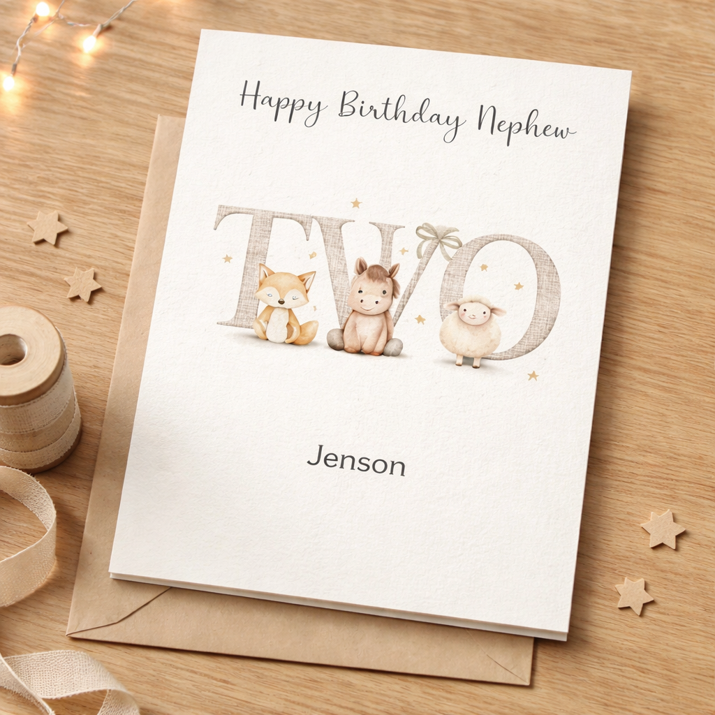 2nd Birthday Card