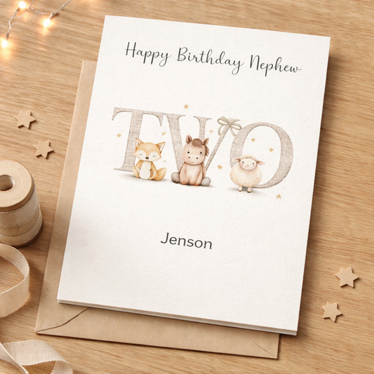 2nd Birthday Card