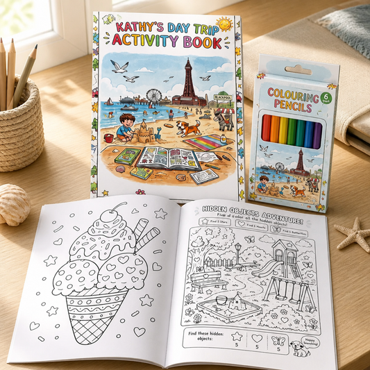Personalised Colouring Book set