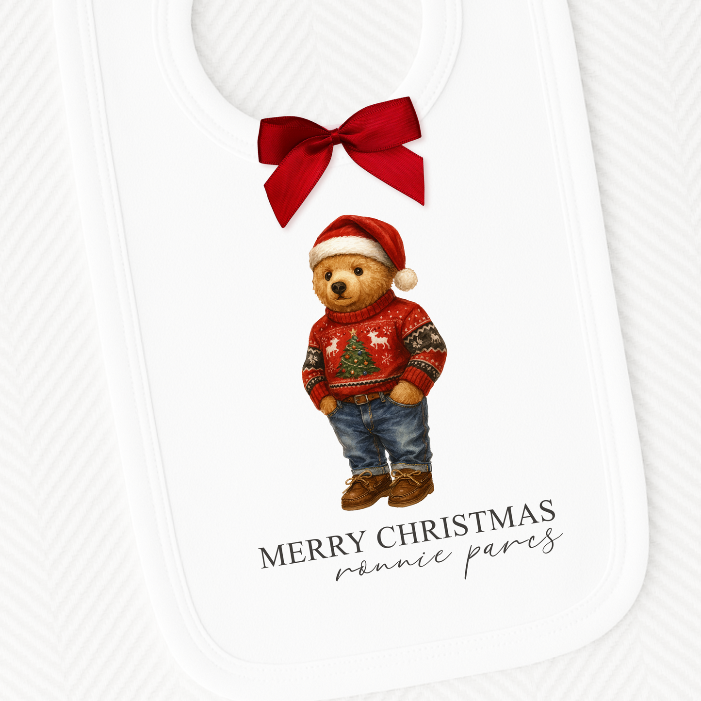 Christmas Baby Bib