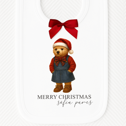 Christmas Baby Bib