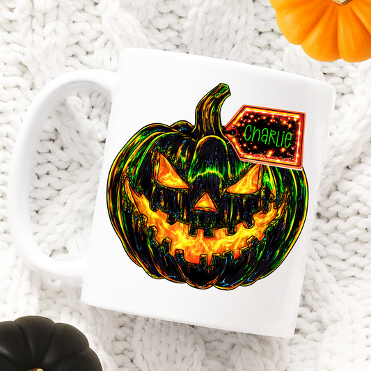 Halloween black pumpkin