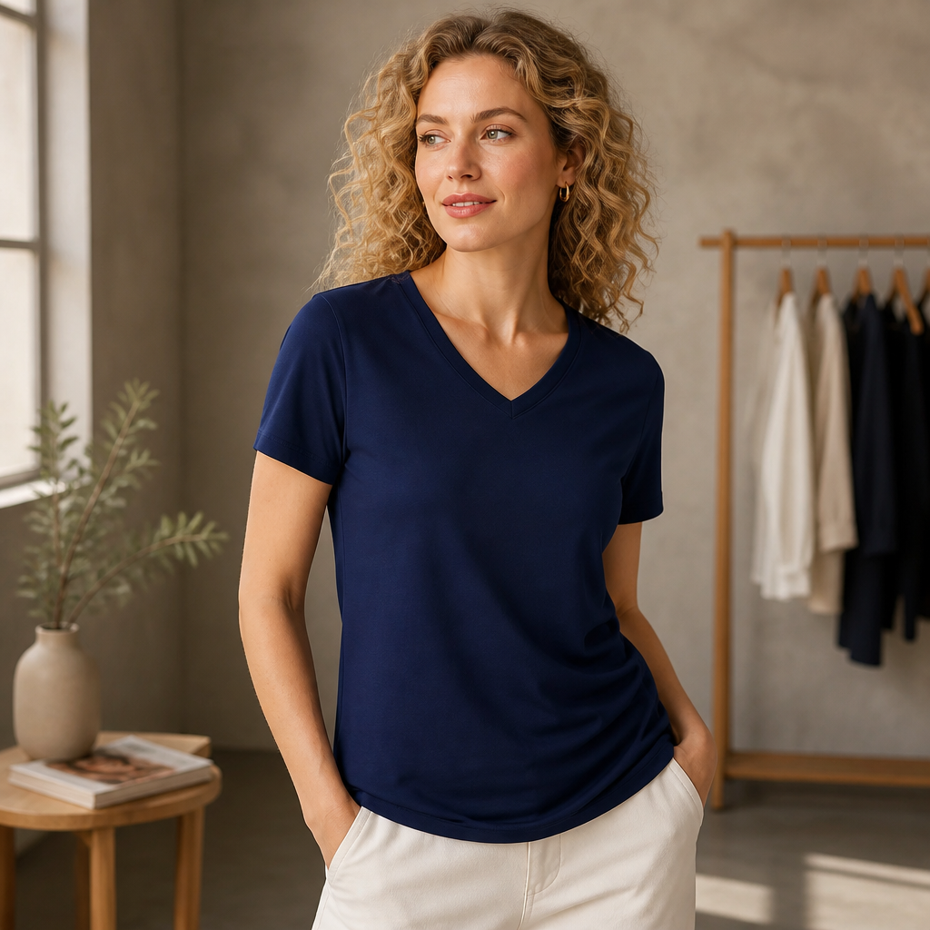 Soft style V-Neck T-Shirt