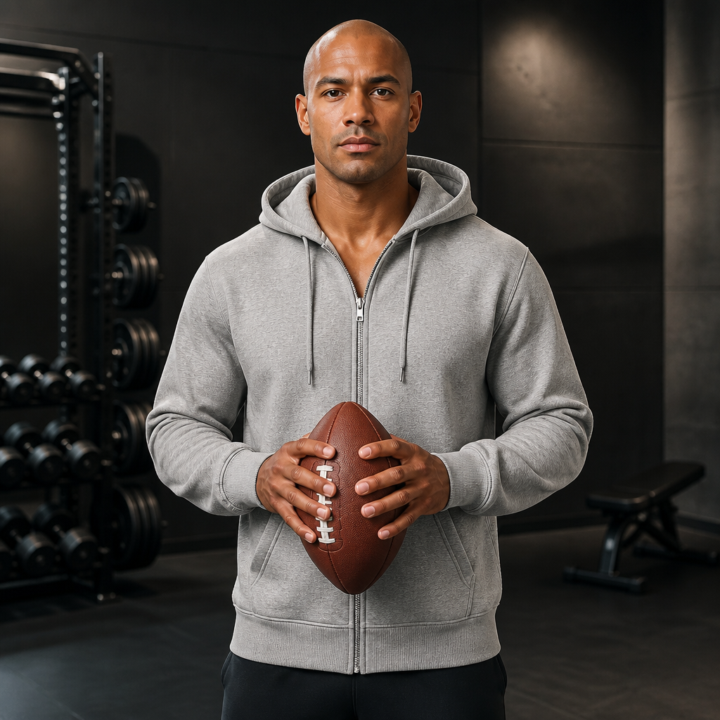 Soft Style Midweight Fleece Full Zip Hoodie