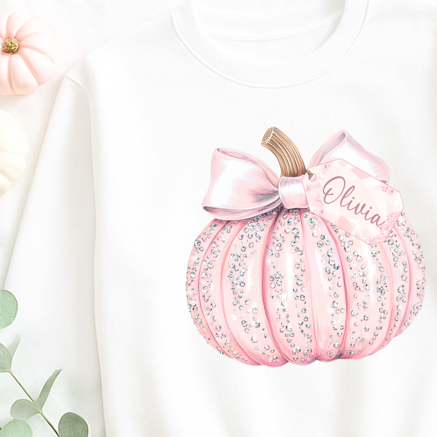 Kids Halloween Jumper pink