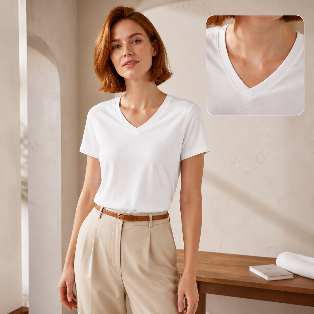 Soft style V-Neck T-Shirt