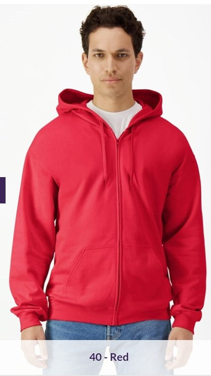 adult zipped hoodies