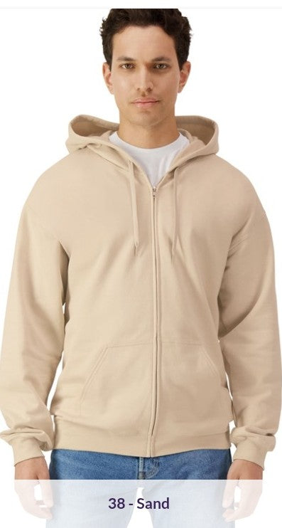 adult zipped hoodies