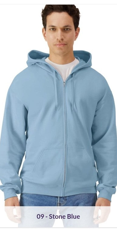 adult zipped hoodies