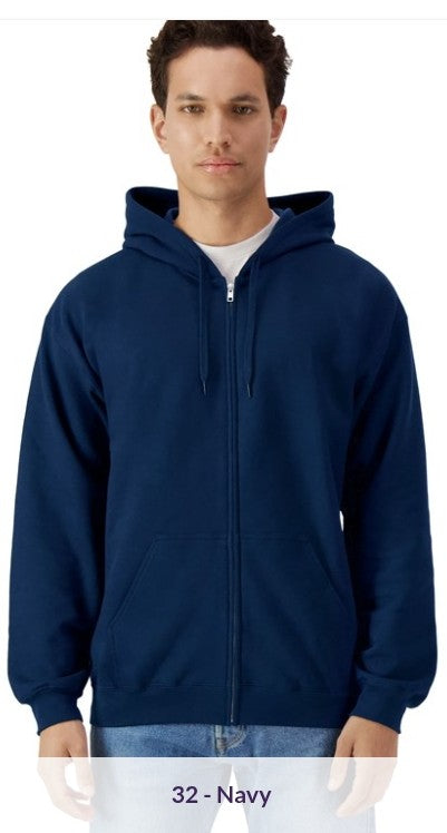 adult zipped hoodies