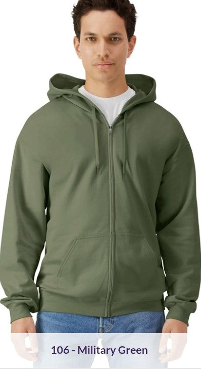 adult zipped hoodies