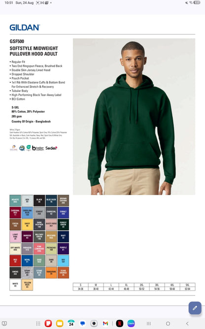 PLUS SIZE ADULTS  HOODIES