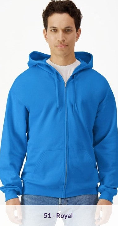 adult zipped hoodies