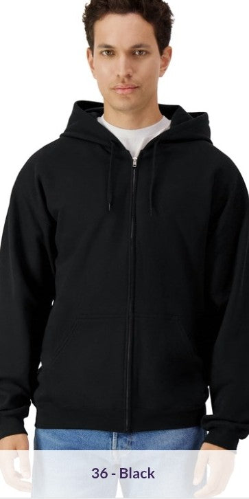 adult zipped hoodies